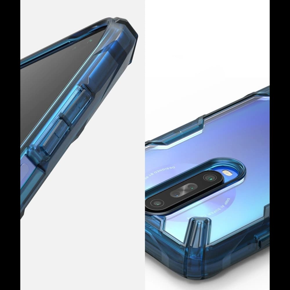Etui Ringke Fusion-X Pocophone X2/Redmi K30 Space Blue - 4