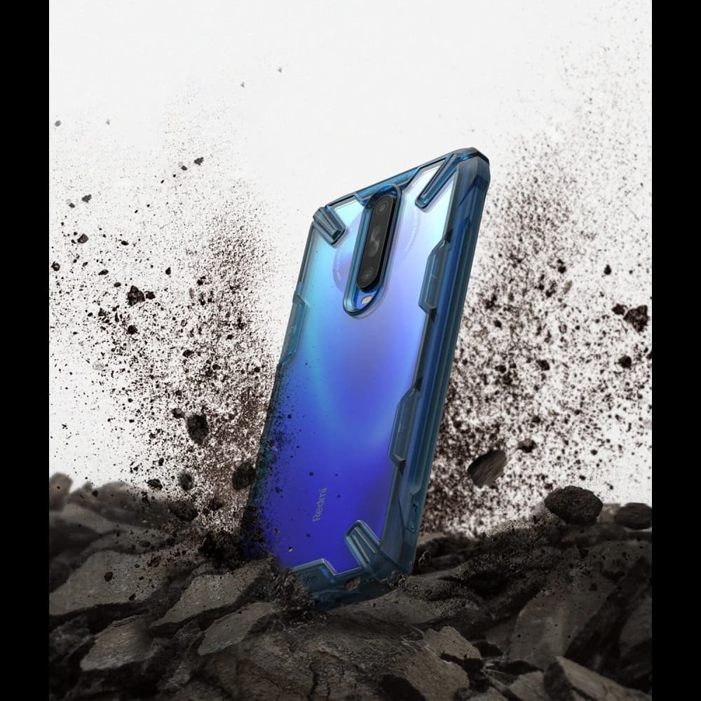 Etui Ringke Fusion-X Pocophone X2/Redmi K30 Space Blue - 6