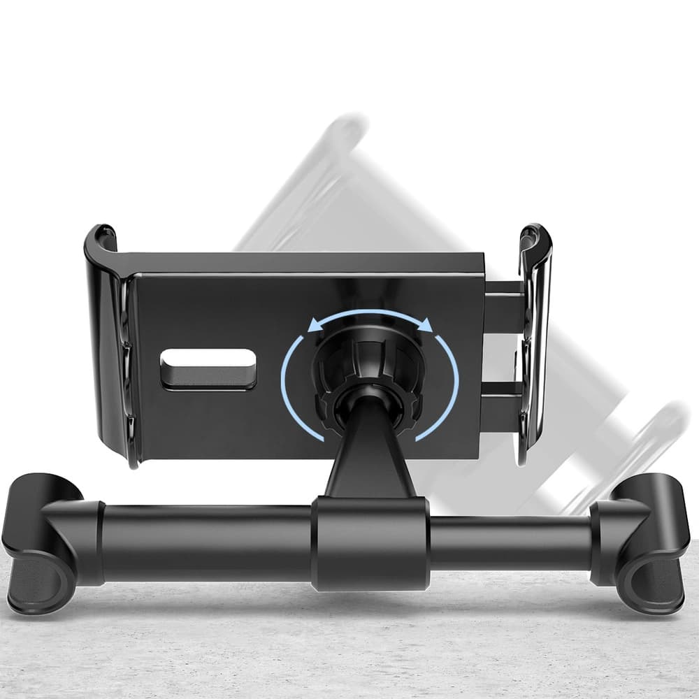 Autós fejtámlára szerelhető tartó Dudao fekete (F7R) - 6