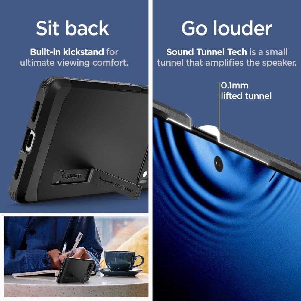 Case Spigen Tough Armor Google Pixel 7 Pro Schwarz - 15