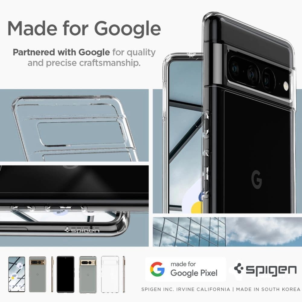 Case Spigen Ultra Hybrid Google Pixel 7 Pro Crystal Clear - 18