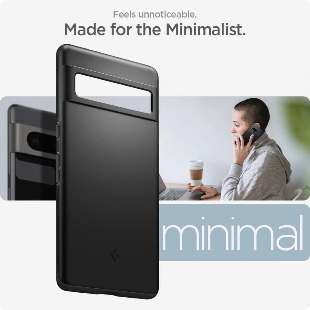 Case Spigen Thin Fit Google Pixel 7 Schwarz - 13