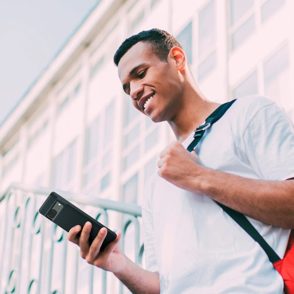 Case Spigen Liquid Air Google Pixel 7 Matt Schwarz - 22