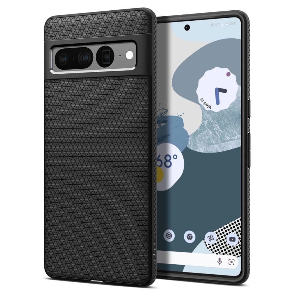 Case Spigen Liquid Air Google Pixel 7 Pro Matt Schwarz