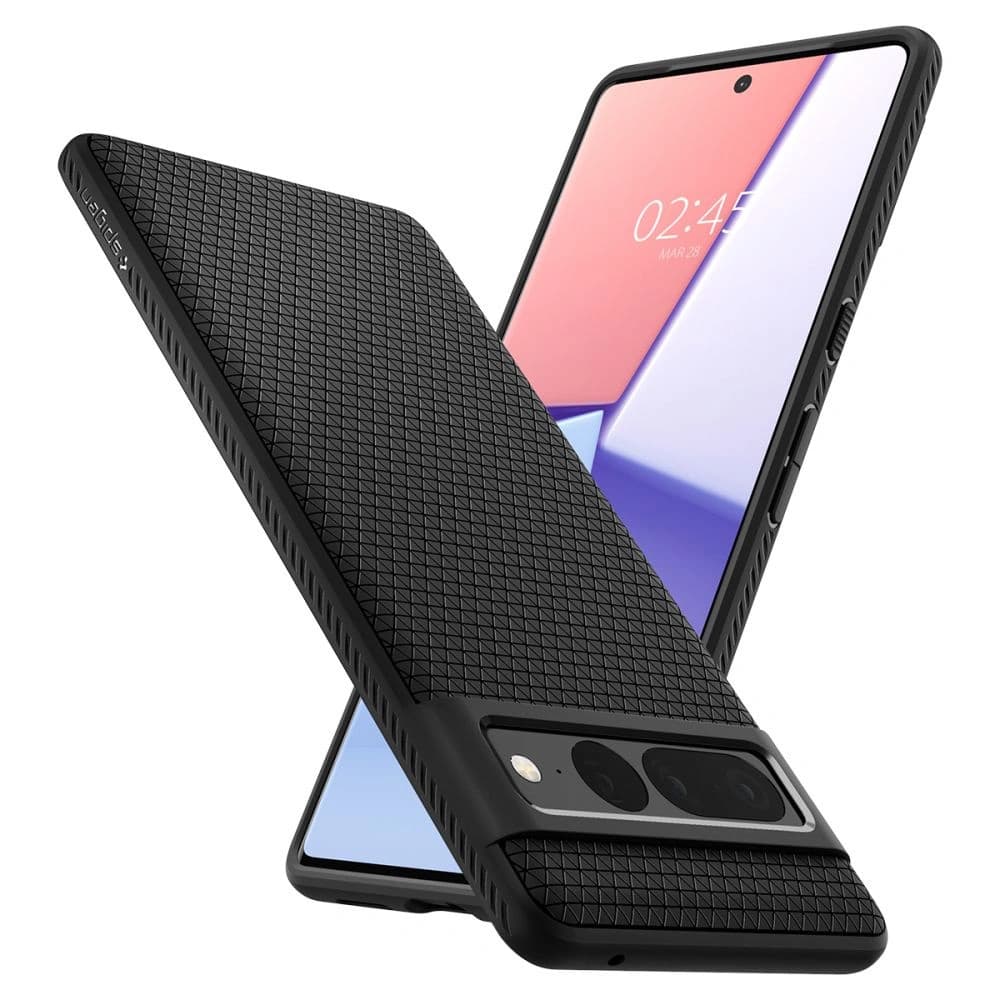 Case Spigen Liquid Air Google Pixel 7 Pro Matt Schwarz - 8