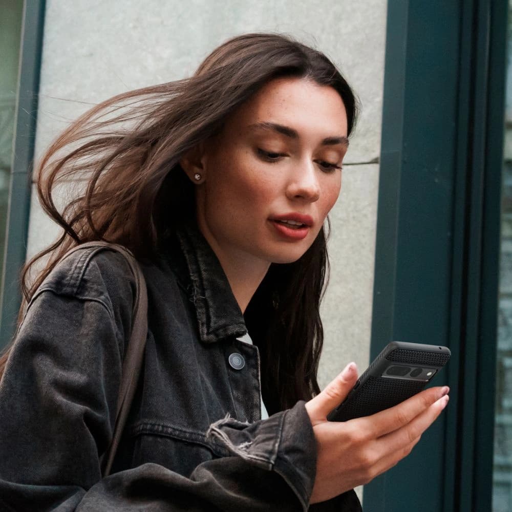 Case Spigen Liquid Air Google Pixel 7 Pro Matt Schwarz - 14