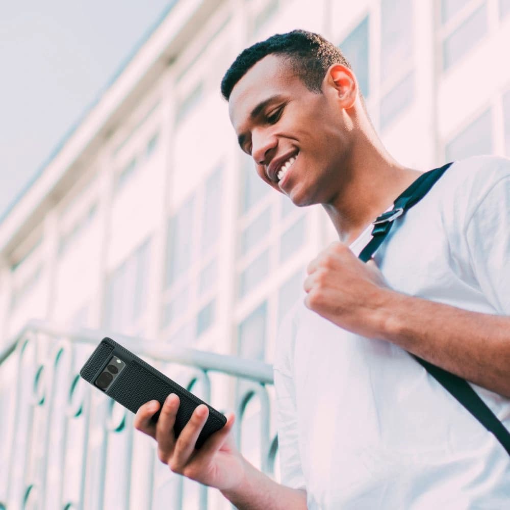 Case Spigen Liquid Air Google Pixel 7 Pro Matt Schwarz - 17