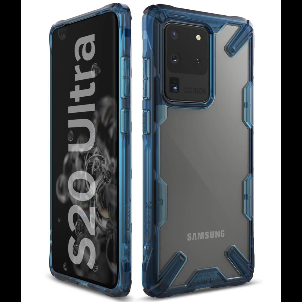 Case Ringke Fusion-X Samsung Galaxy S20 Ultra Space Blue