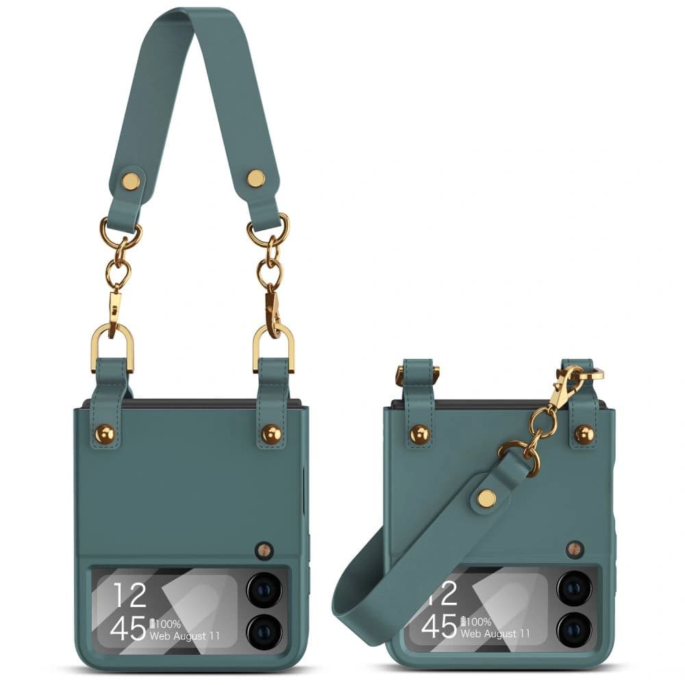 Case Tech-Protect Icon Chain Samsung Galaxy Z Flip 4 Grün