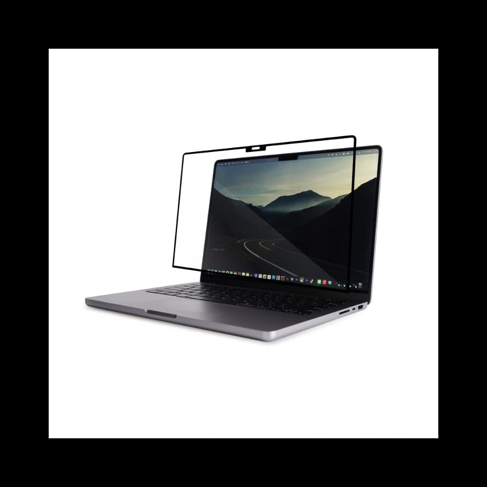 Védőfólia Moshi iVisor XT Apple MacBook Pro 14" 2021-2025 (M1/M2/M3/M4/M5) (fekete keret)