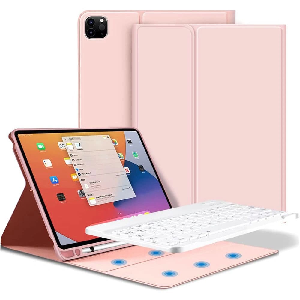 Case mit Tastatur Tech-Protect SC Pen Apple iPad Pro 11 2020/2021/2022 (2., 3. und 4. Generation) Pink