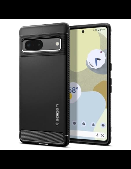 Case Spigen Rugged Armor Google Pixel 7 Matt Schwarz