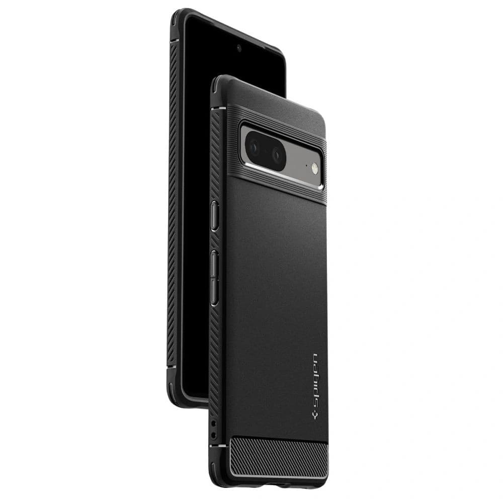 Case Spigen Rugged Armor Google Pixel 7 Matt Schwarz - 7