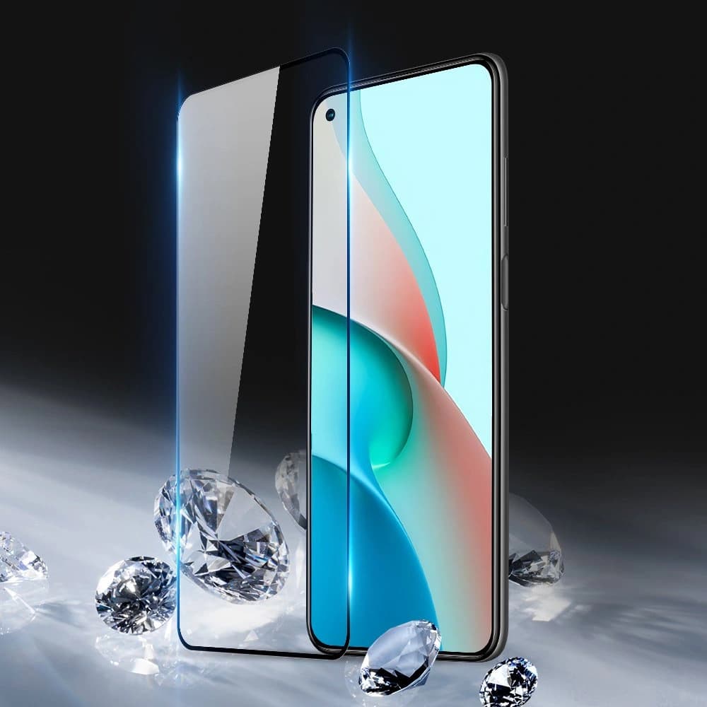 Edzett üveg Dux Ducis 10D Tempered Glass Xiaomi Redmi Note 9T 5G/9 5G fekete (tokbarát) - 7