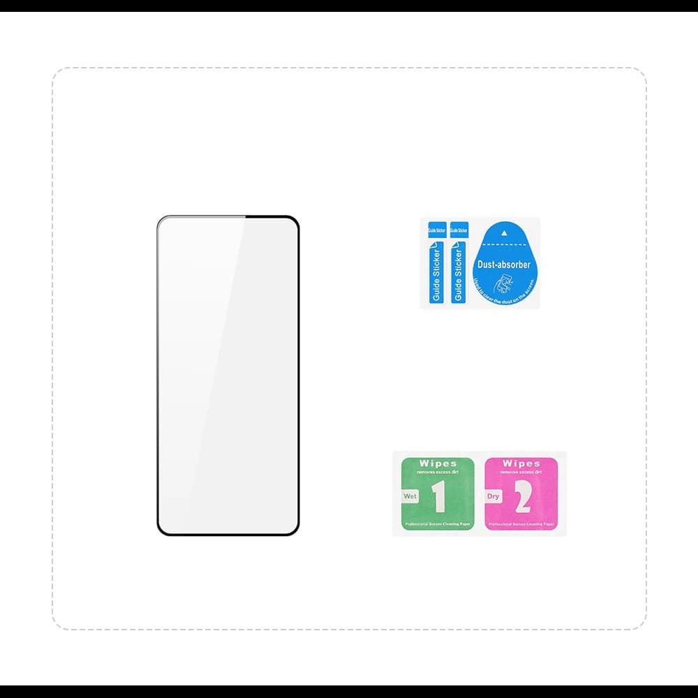 Edzett üveg Dux Ducis 10D Tempered Glass Xiaomi Redmi Note 9T 5G/9 5G fekete (tokbarát) - 8