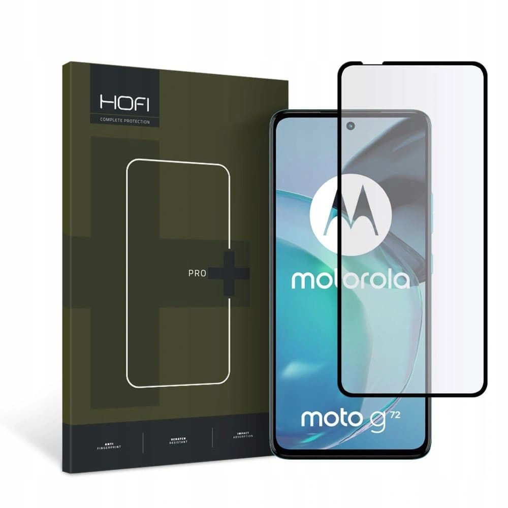 Edzett üveg Hofi Glass Pro+ Motorola Moto G72 Fekete