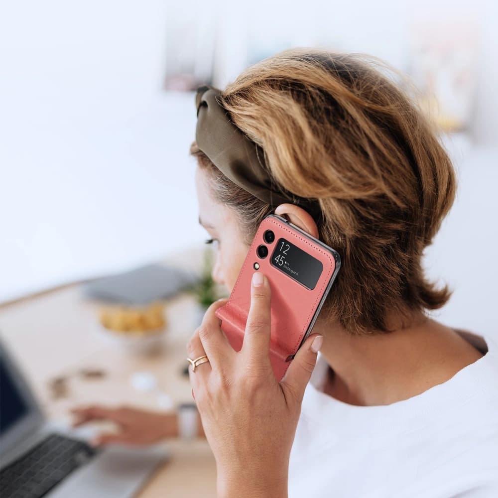 Case DuxDucis Brille Samsung Galaxy Z Flip 3 rosa - 9