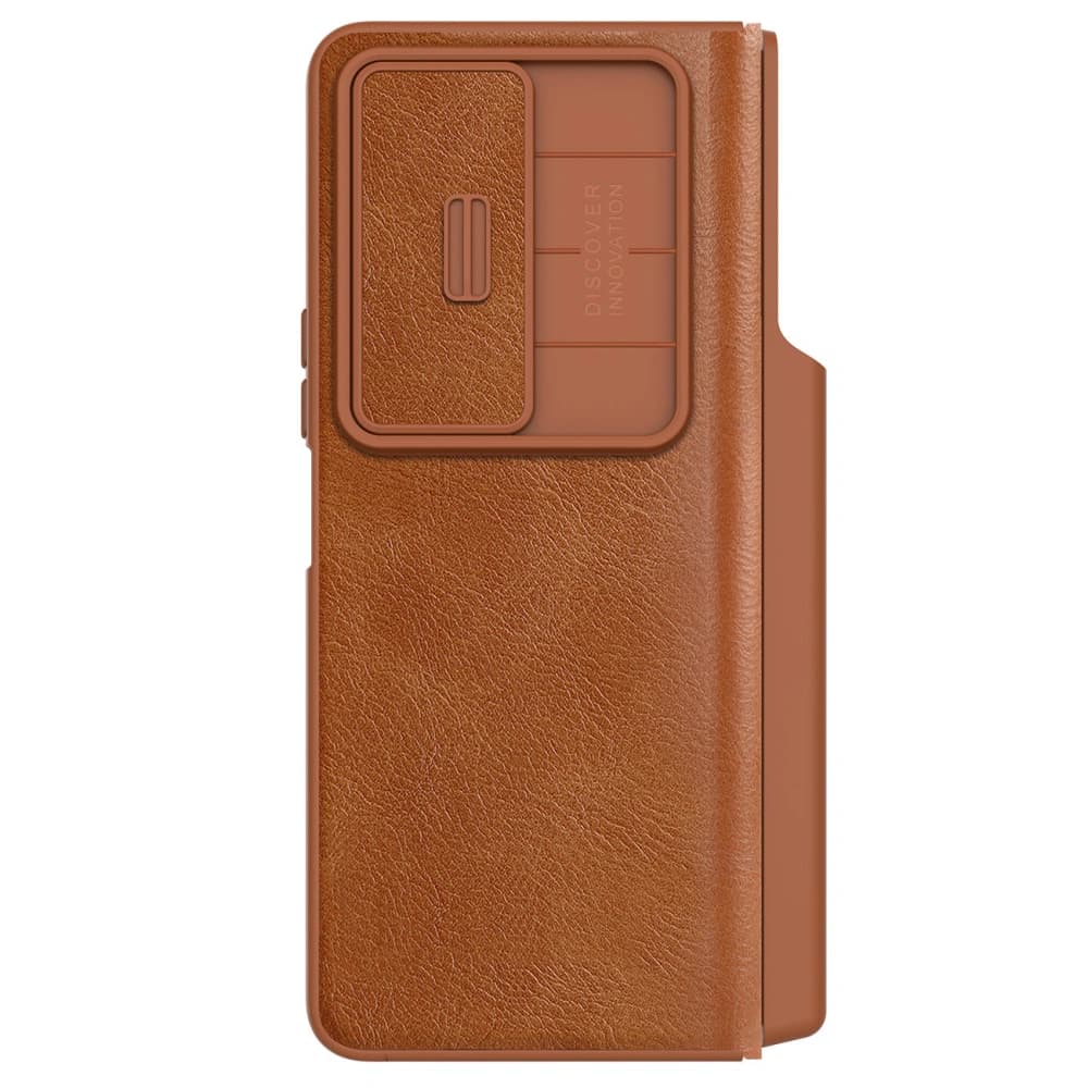 Etui Nillkin Qin Leather Pro Samsung Galaxy Z Fold 4 hnědé