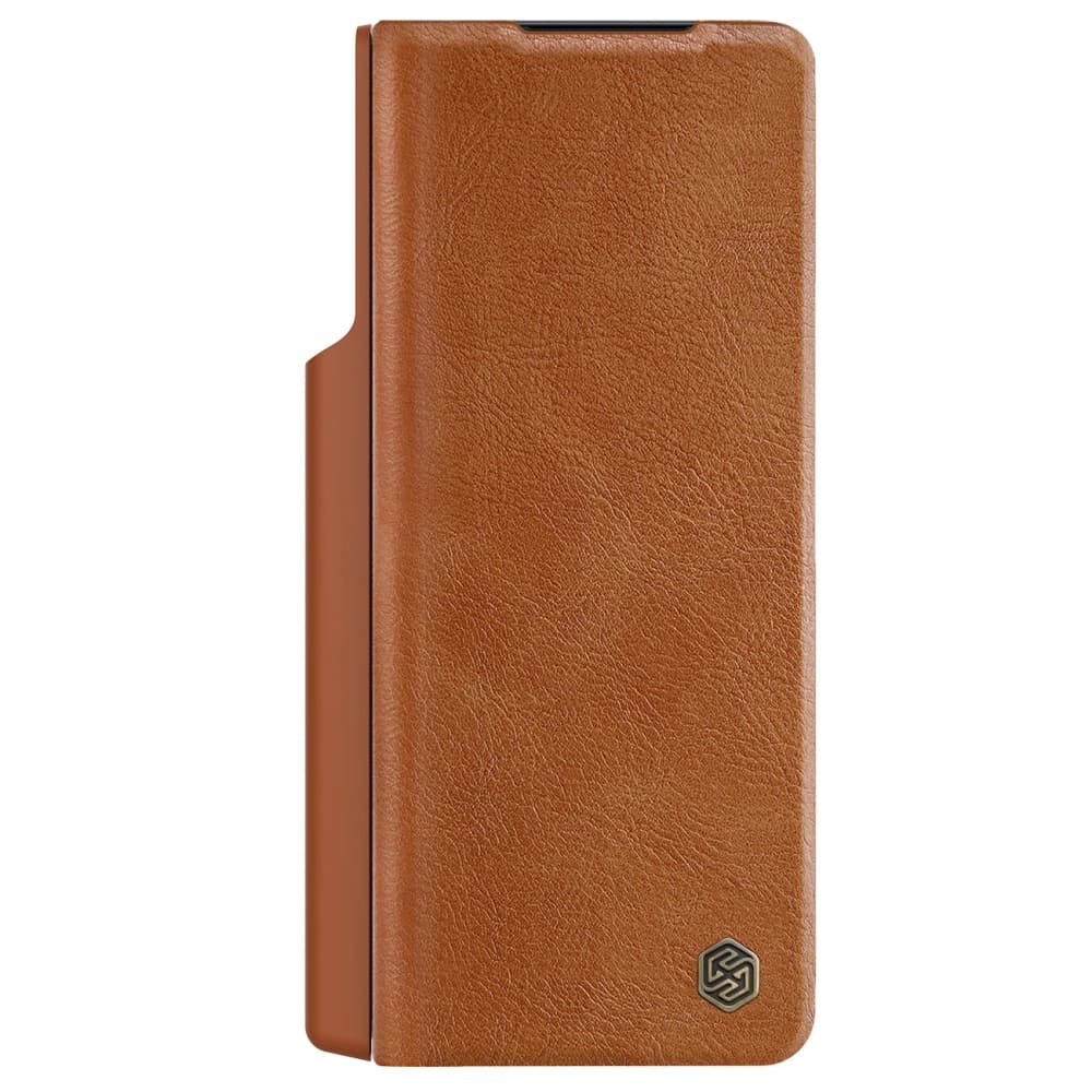 Etui Nillkin Qin Leather Pro Samsung Galaxy Z Fold 4 hnědé - 2