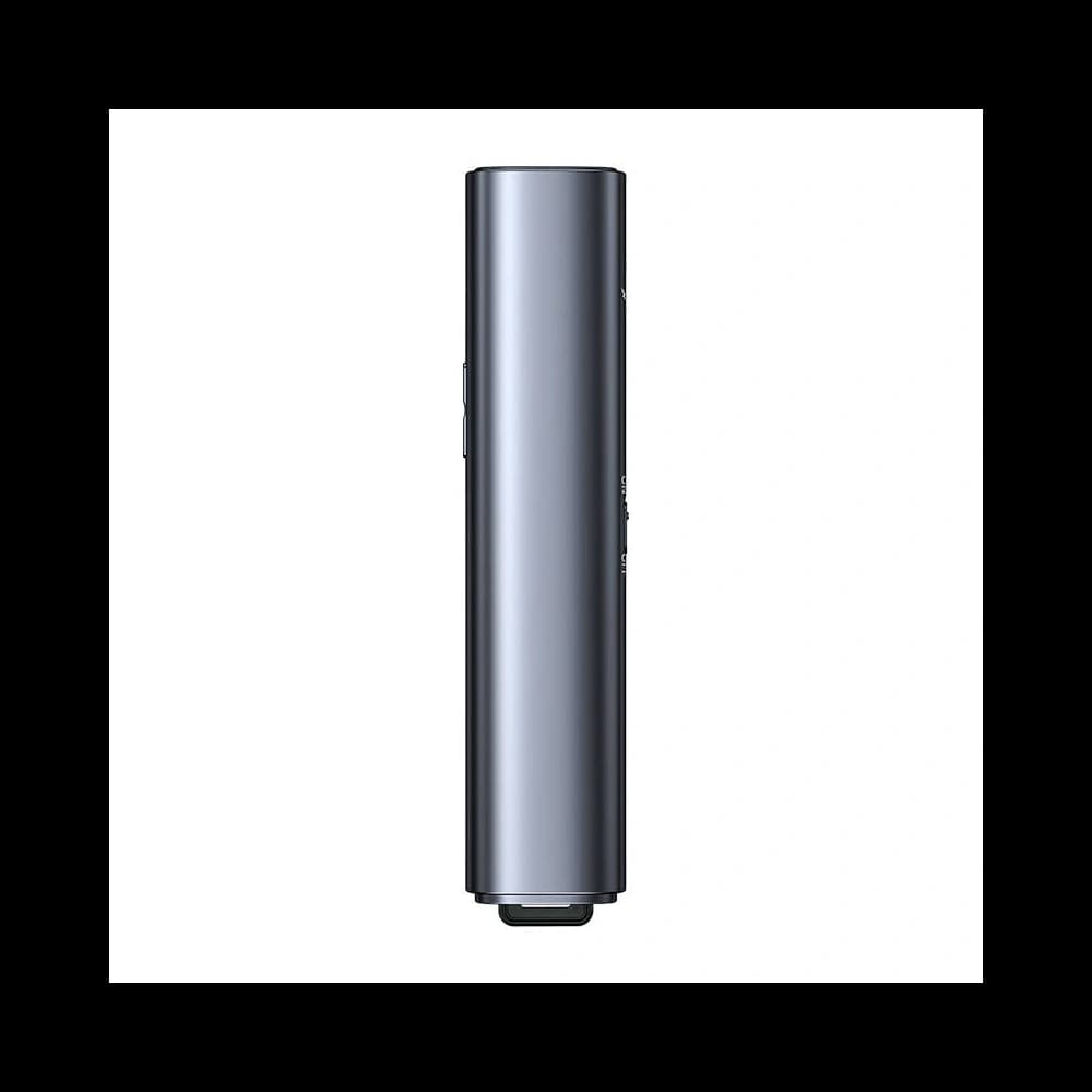 Multifunktionsfernbedienung Baseus Orange Dot für Präsentationen, mit grünem Laserpointer, akkubetrieben (grau) - 4