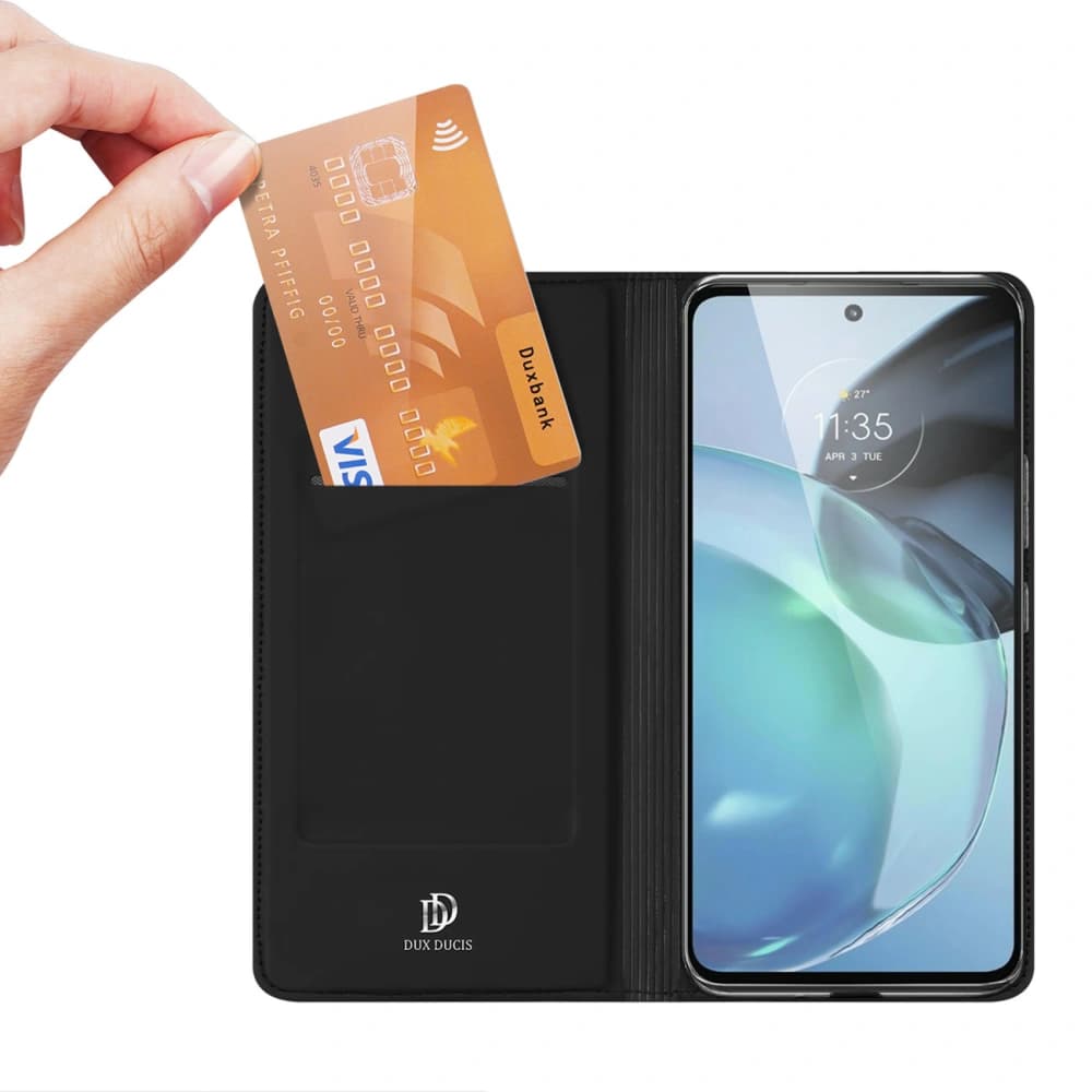 Dux Ducis Skin Pro Motorola Moto G72 fekete tok - 2