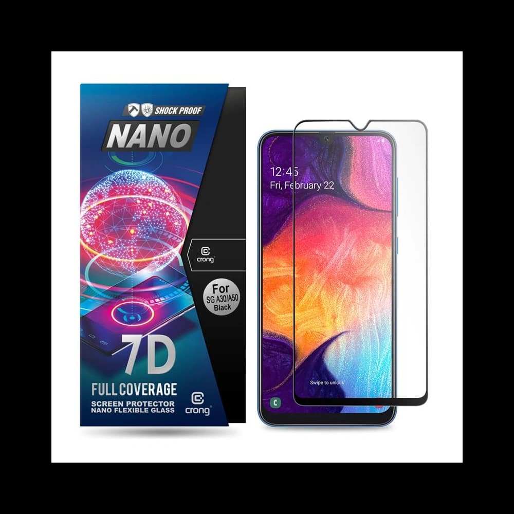 Crong 7D Nano Flexible Glass Samsung Galaxy A30/A50/A50s