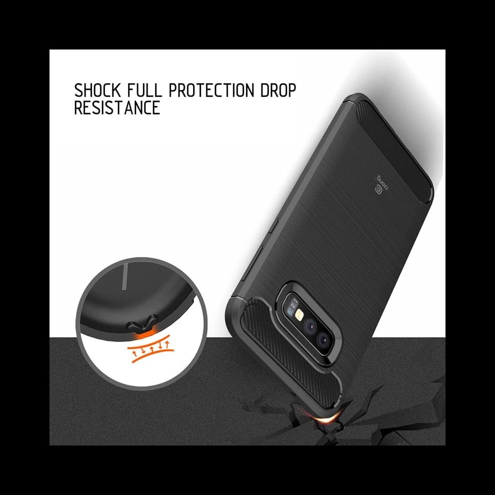 Case Crong Soft Armour Cover Samsung Galaxy S10e (schwarz) - 3