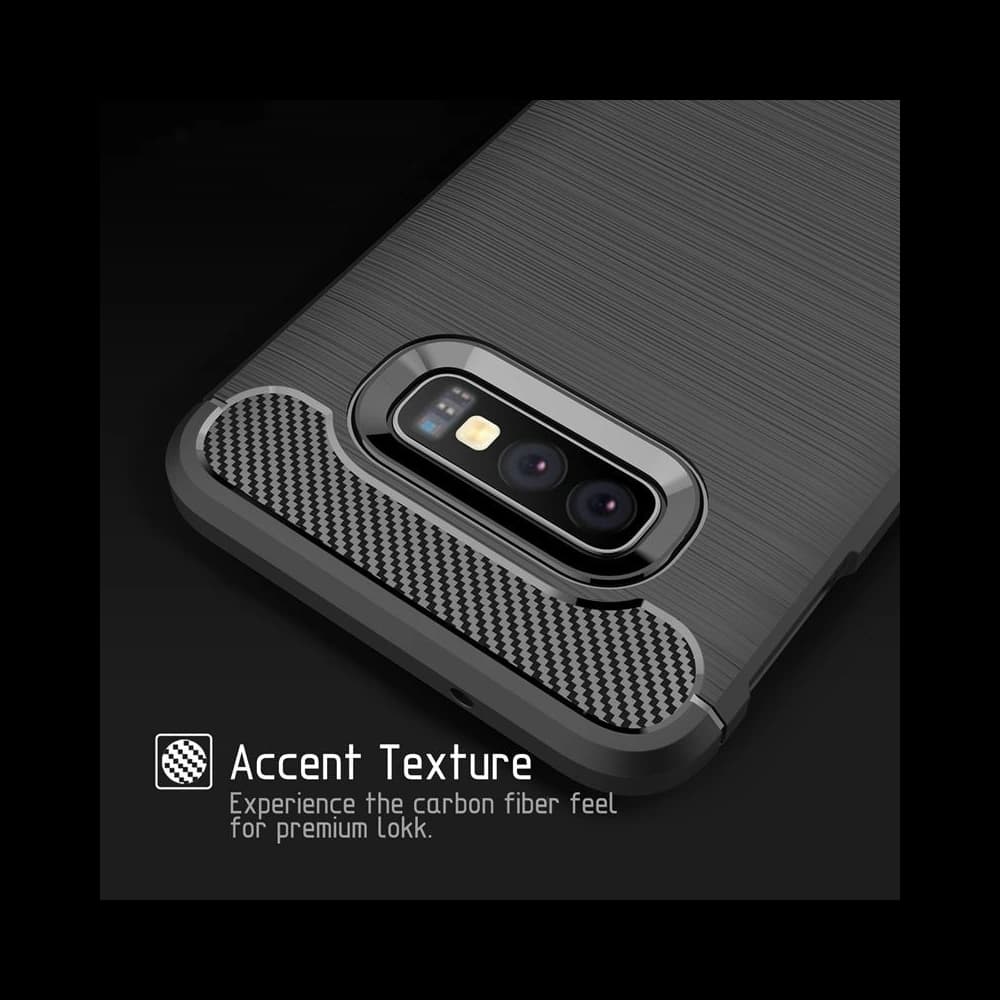 Case Crong Soft Armour Cover Samsung Galaxy S10e (schwarz) - 5