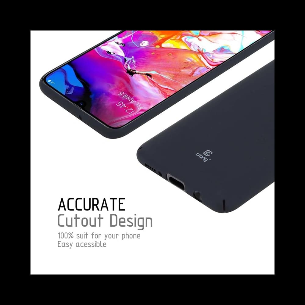 Case Crong Smooth Skin Samsung Galaxy A10 (schwarz) - 7