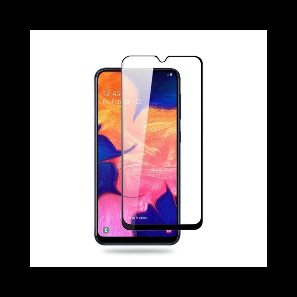 Edzett üveg Crong Edge Glass 4D Full Glue Samsung Galaxy A10 - 2