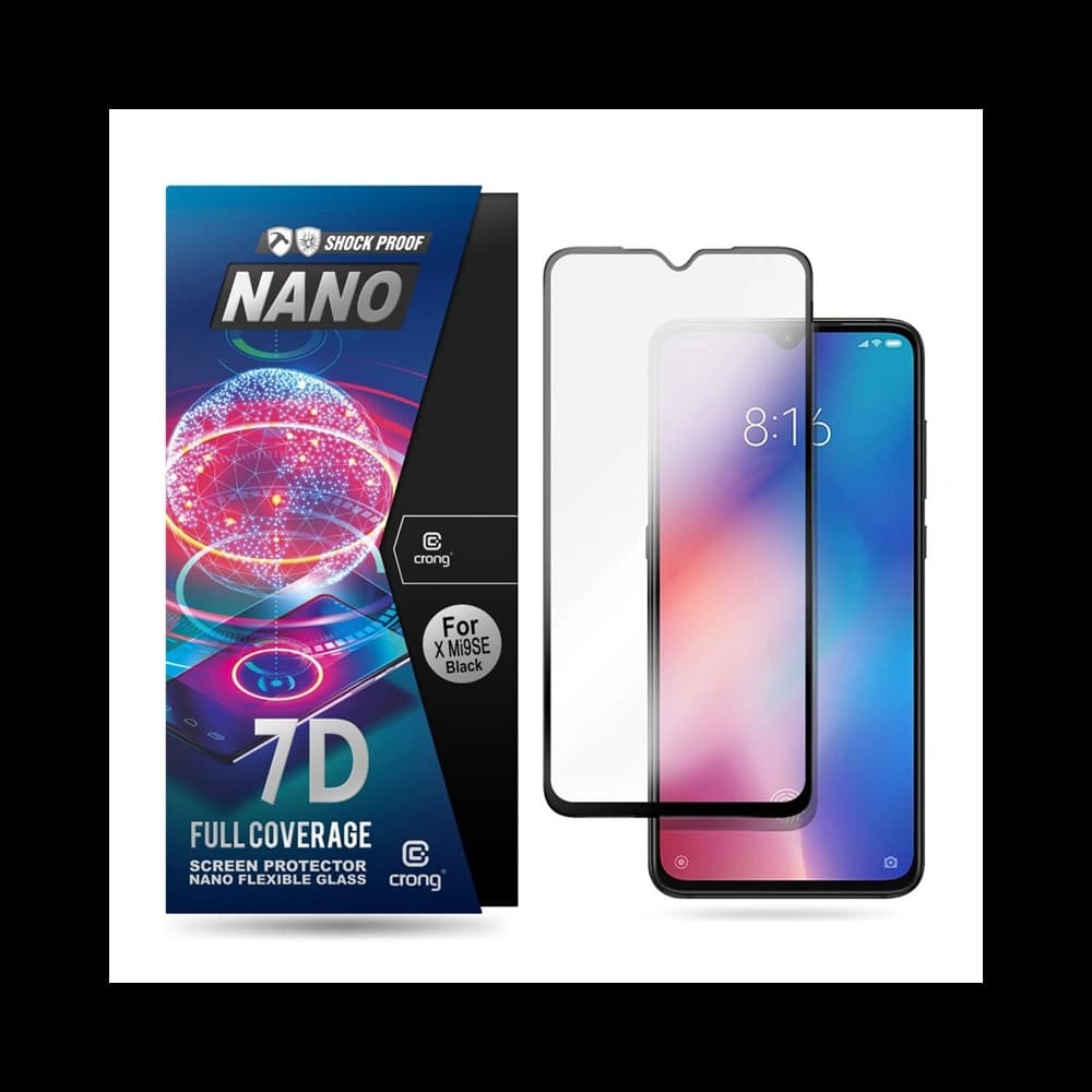 Sticlă hibridă Crong 7D Nano Flexible Glass Xiaomi Mi 9 SE