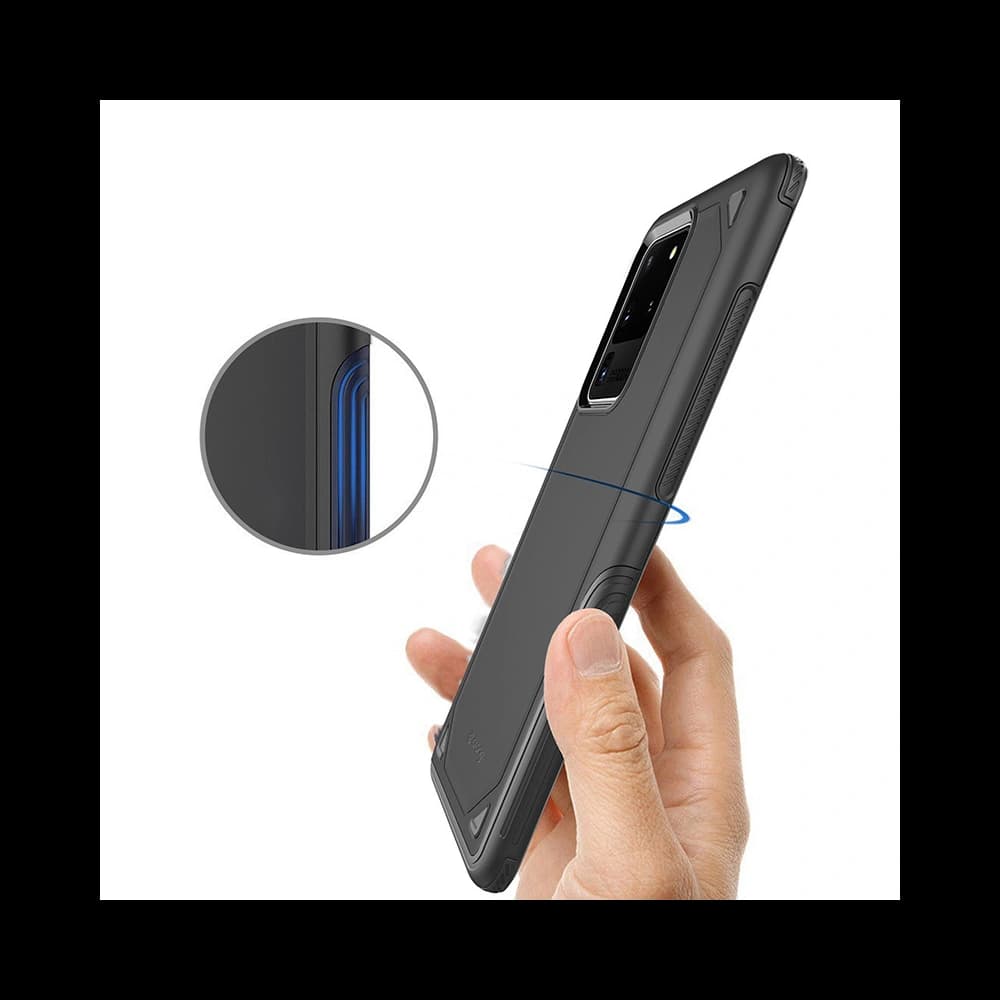 Etui Crong Defender Case Samsung Galaxy S20 (černý) - 3