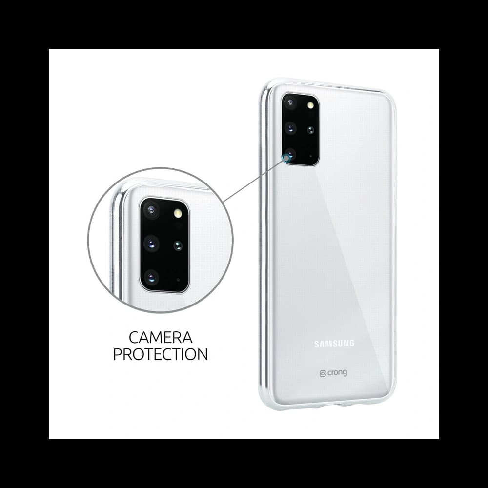 Etui Crong Crystal Slim Cover Samsung Galaxy S20+ Plus (průhledný) - 2