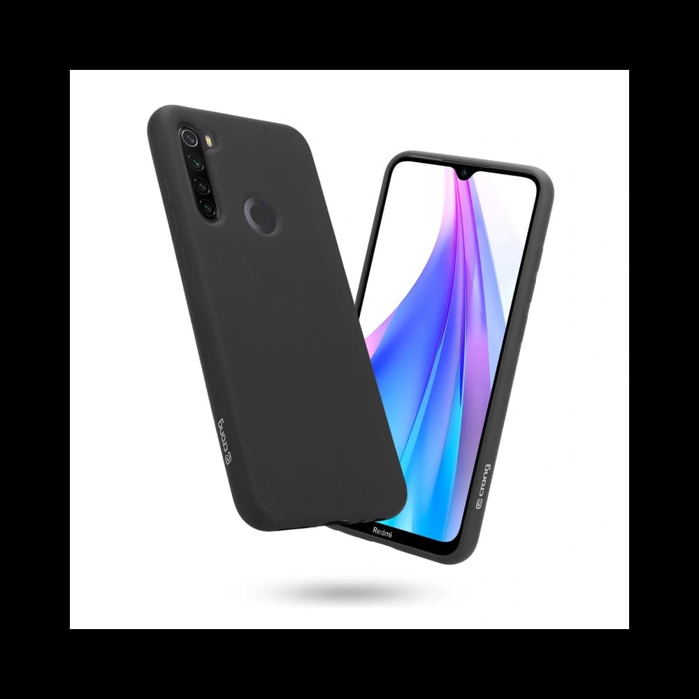 Case Crong Farbcover Xiaomi Redmi Note 8T (schwarz)