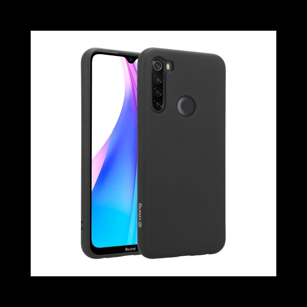 Case Crong Farbcover Xiaomi Redmi Note 8T (schwarz) - 2