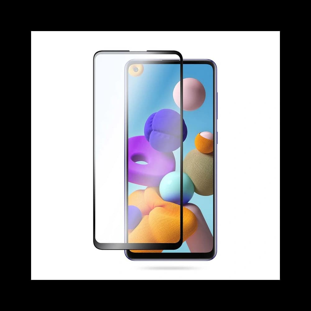 Hybriedglas Crong 7D Nano Flexibles Glas Samsung Galaxy A21s - 2