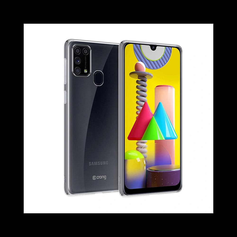 Etui Crong Crystal Slim Cover Samsung Galaxy M31 (průhledný)
