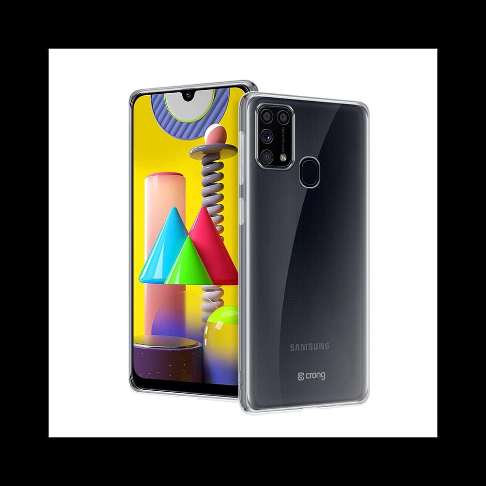 Etui Crong Crystal Slim Cover Samsung Galaxy M31 (průhledný) - 2