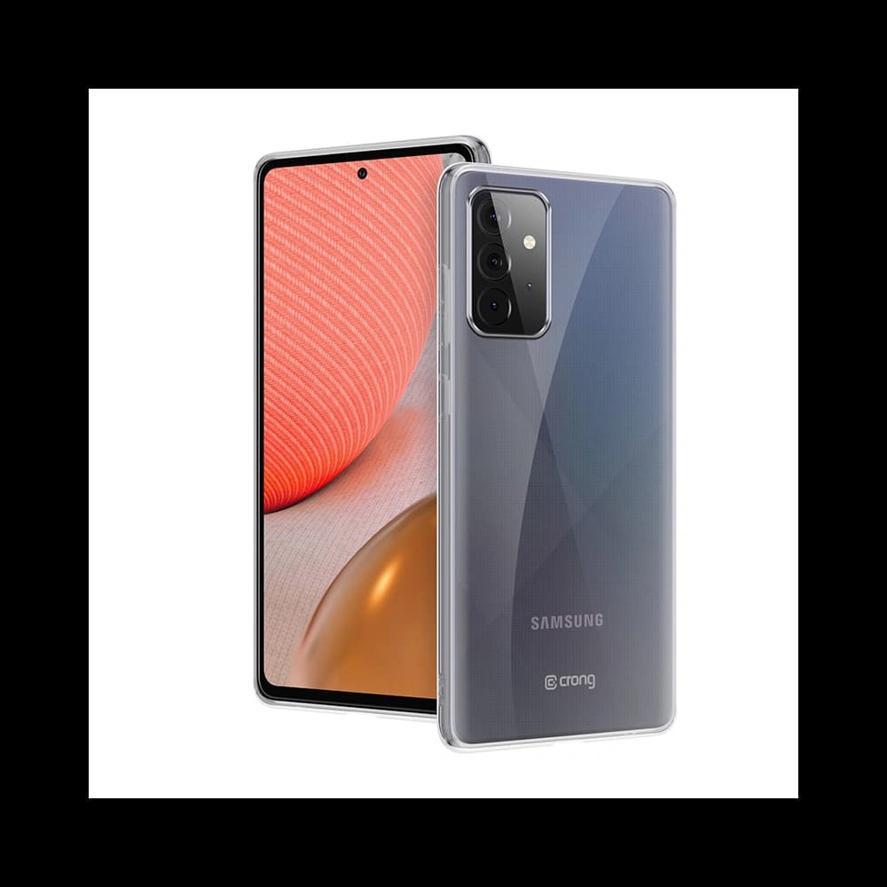 Etui Crong Crystal Slim Cover Samsung Galaxy A72 (průhledný) - 2