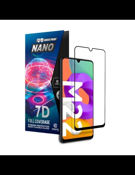 Hibrid üveg Crong 7D Nano Rugalmas Üveg Samsung Galaxy M22