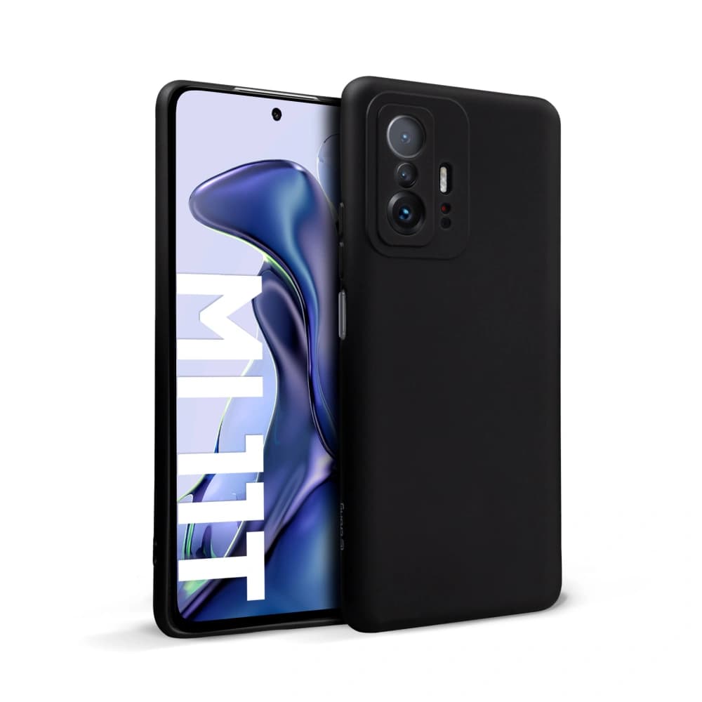 Case Crong Color Cover Xiaomi 11T 5G (schwarz)
