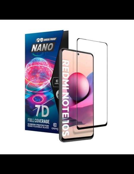 Hybridní sklo Crong 7D Nano Flexible Glass Xiaomi Redmi Note 10S
