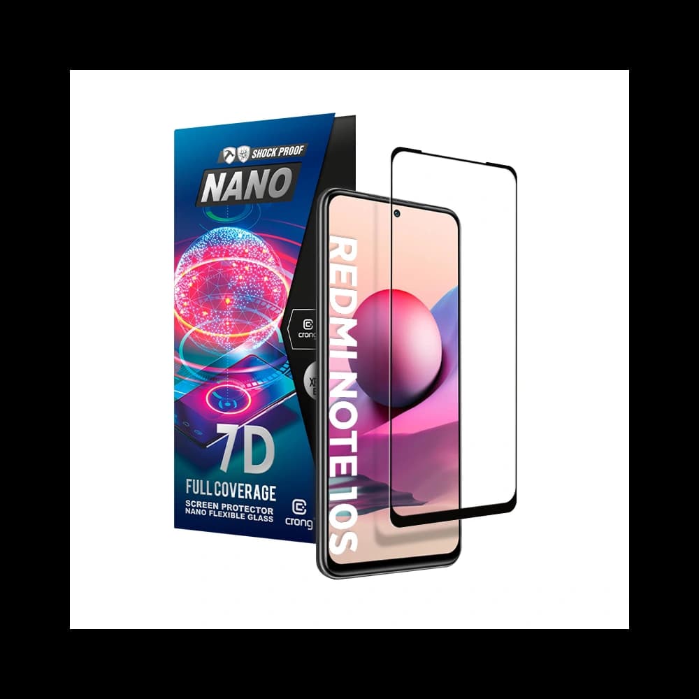Hybridní sklo Crong 7D Nano Flexible Glass Xiaomi Redmi Note 10S - 7
