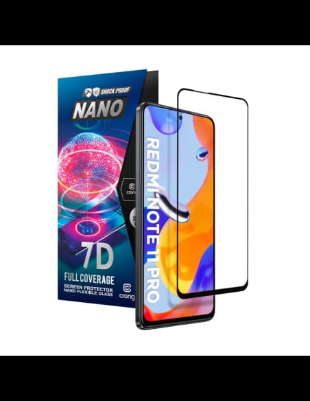 Hibrid üveg Crong 7D Nano Rugalmas Üveg Xiaomi Redmi Note 11 Pro 5G