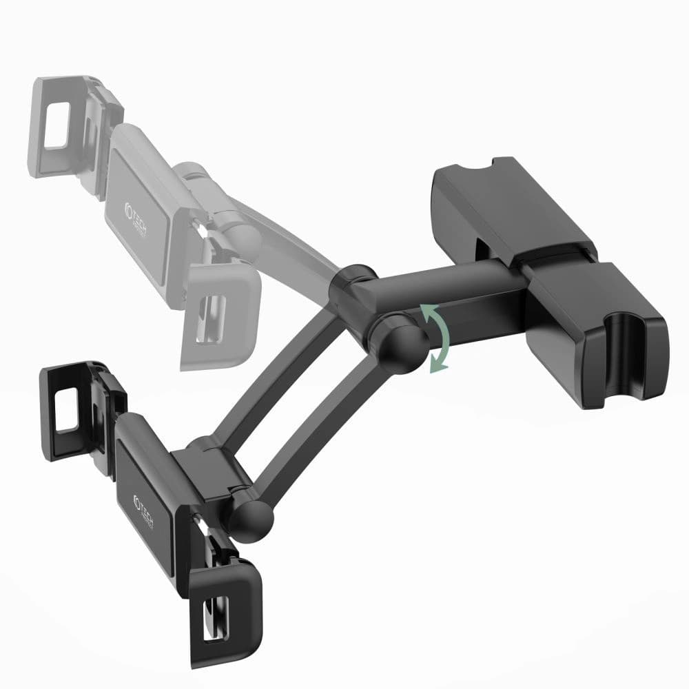 Uchytník na opěrku hlavy Tech-Protect V2 elastický držák do auta černý - 4