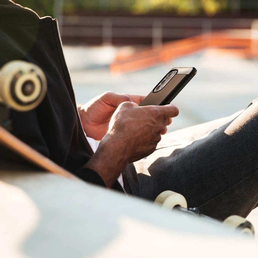 Etui Spigen Rugged Armor Motorola Edge 2022 Negru Mat - 7