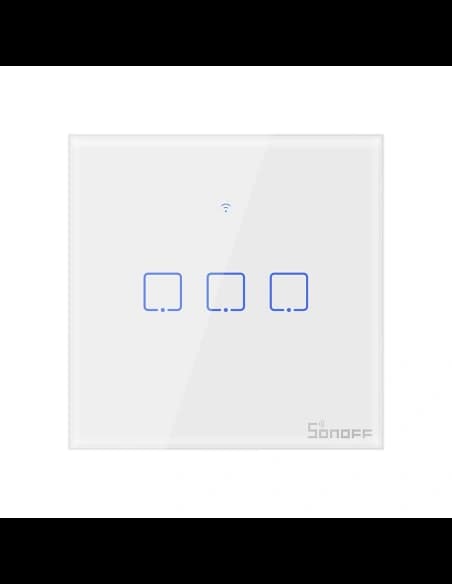 Berührbarer WiFi + RF 433 Lichtschalter Sonoff T1 EU TX (3-Kanal)