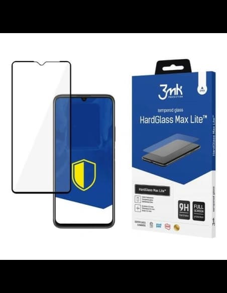 Tvrzené sklo 3MK HardGlass Max Lite Samsung Galaxy A24 4G černé