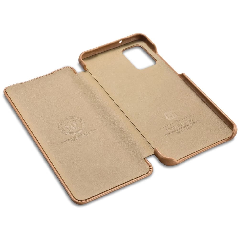 Etui iCarer Curved Edge Vintage Folio Samsung Galaxy S20+ Plus khaki - 8