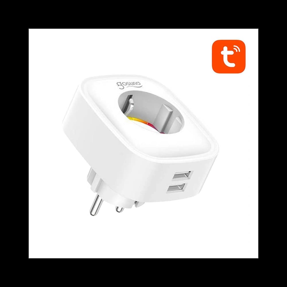 Intelligens WiFi aljzat Gosund SP112 2xUSB Tuya